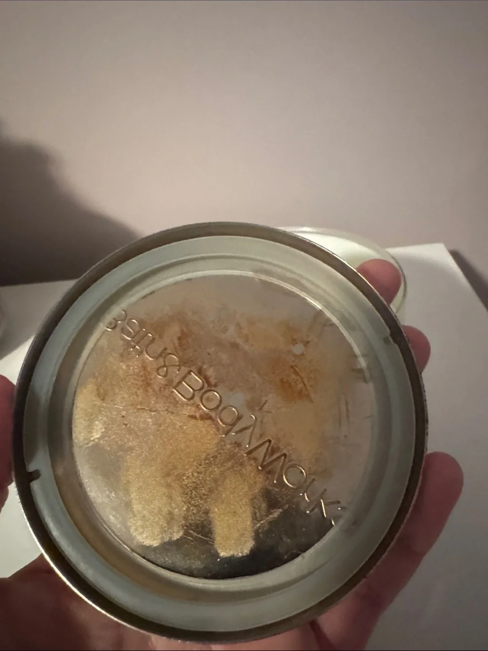 Bath & Body Works London Tea & Lemon Candle - Yellow and White